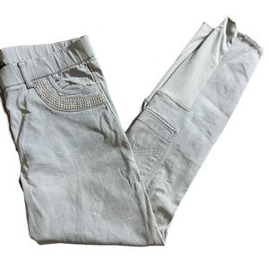 Horze Crescendo Petrina Equestrian Stretch Denim Breeches Size 28